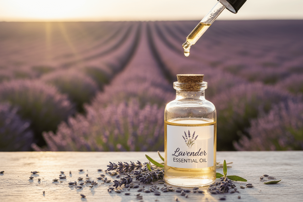 Huile Essentielle de Lavande Vraie Bio 10ml - Relaxation & Sommeil - Home Chic Choc