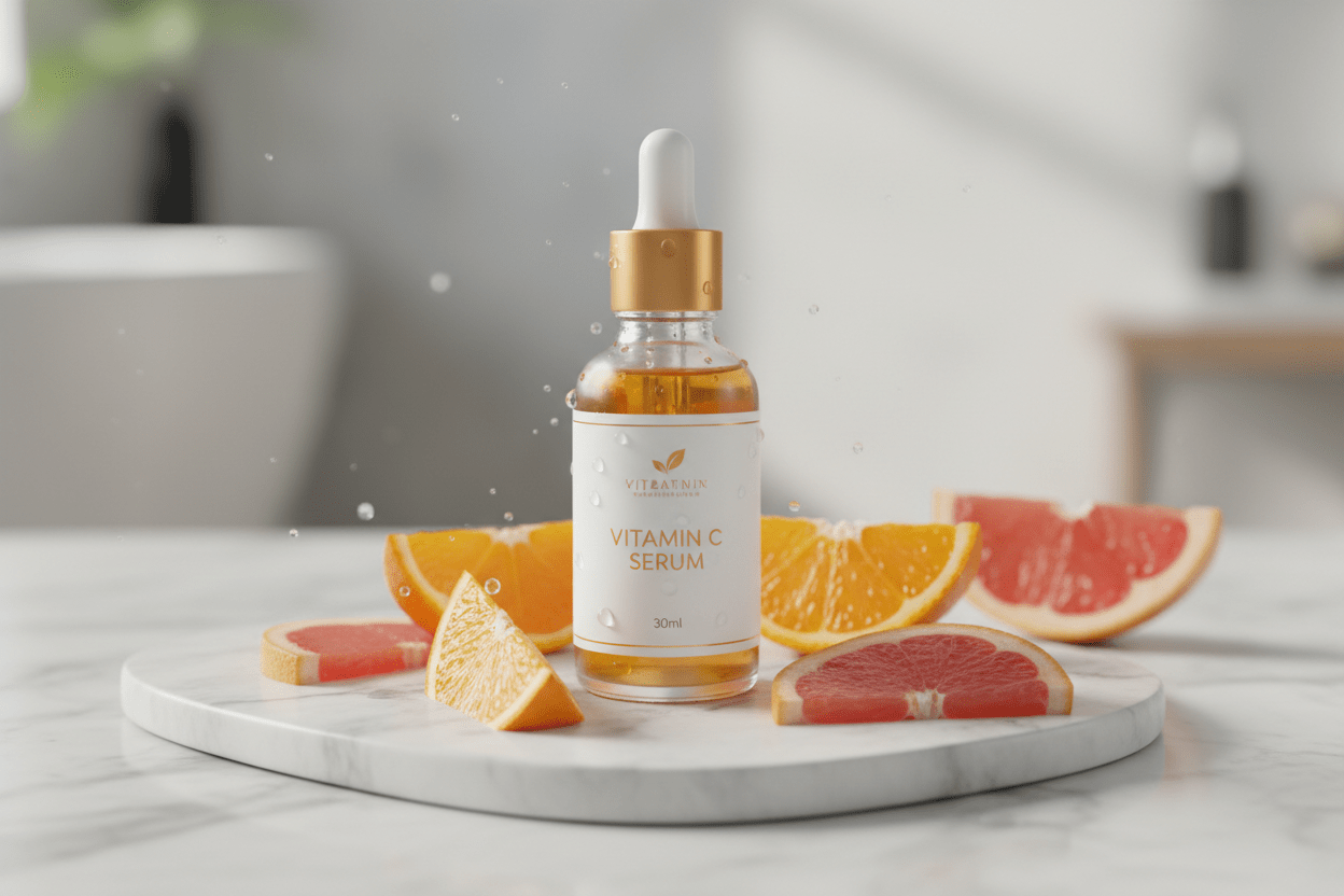 Sérum Vitamine C 20% + Acide Hyaluronique 30ml - Anti - Âge & Éclat - Home Chic Choc