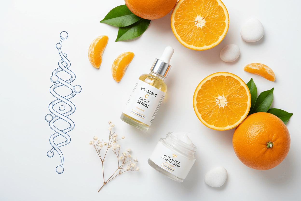 Sérum Vitamine C 20% + Acide Hyaluronique 30ml - Anti - Âge & Éclat - Home Chic Choc